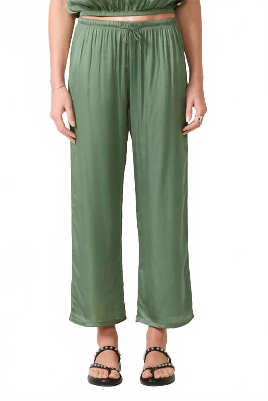 NEW CAYDN britt pull-on track pants in green
